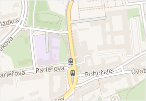 Keplerova v obci Praha - mapa ulice