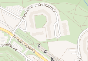 Kettnerova v obci Praha - mapa ulice