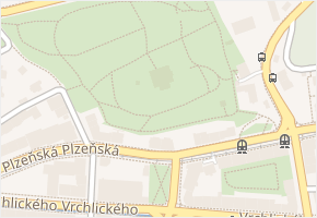 Klamovka v obci Praha - mapa ulice