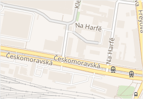 Klečákova v obci Praha - mapa ulice