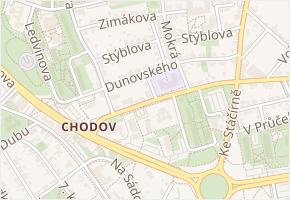Klecandova v obci Praha - mapa ulice