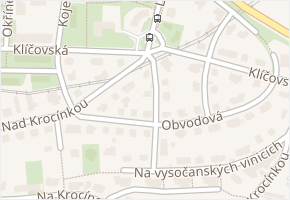 Klíčovská v obci Praha - mapa ulice