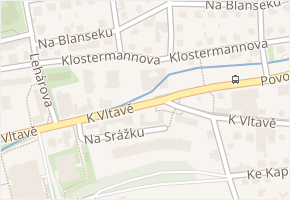 Klostermannova v obci Praha - mapa ulice