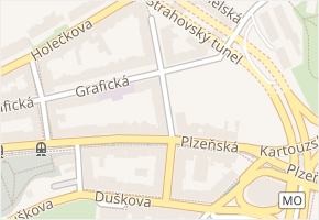 Kmochova v obci Praha - mapa ulice