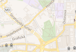 Kobrova v obci Praha - mapa ulice
