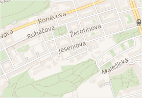 Koldínova v obci Praha - mapa ulice