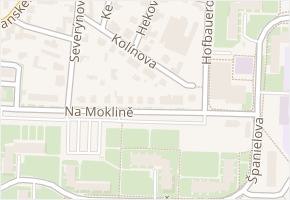 Kolínova v obci Praha - mapa ulice