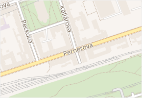 Kollárova v obci Praha - mapa ulice