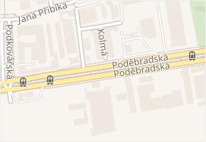 Kolmá v obci Praha - mapa ulice