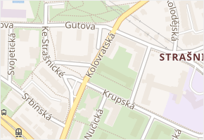 Kolovratská v obci Praha - mapa ulice