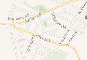 Koníčkovo náměstí v obci Praha - mapa ulice