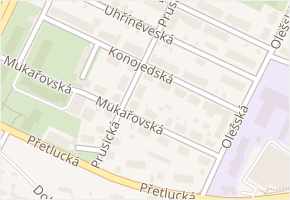 Konojedská v obci Praha - mapa ulice