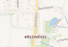 Kosí v obci Praha - mapa ulice
