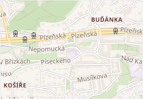 Košířské náměstí v obci Praha - mapa ulice
