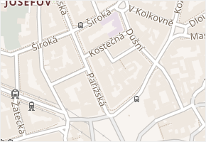 Kostečná v obci Praha - mapa ulice