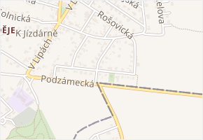Kounovská v obci Praha - mapa ulice