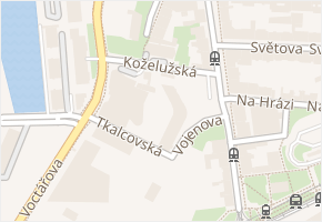 Koželužská v obci Praha - mapa ulice