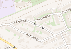 Krajanská v obci Praha - mapa ulice