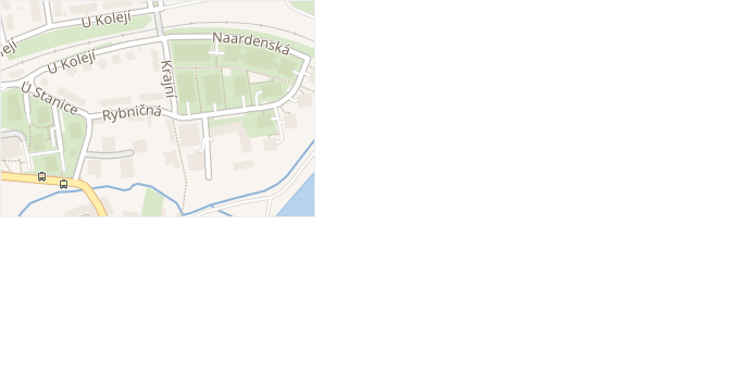 Krajní v obci Praha - mapa ulice
