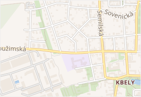 Kramlova v obci Praha - mapa ulice