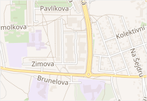 Kramperova v obci Praha - mapa ulice