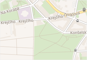 Krejčího v obci Praha - mapa ulice