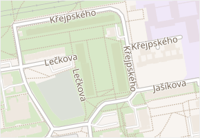 Křejpského v obci Praha - mapa ulice
