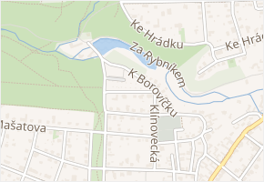 Kriváňská v obci Praha - mapa ulice