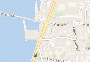Křižovnické náměstí v obci Praha - mapa ulice