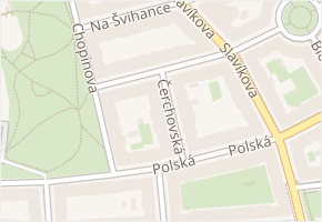 Krkonošská v obci Praha - mapa ulice
