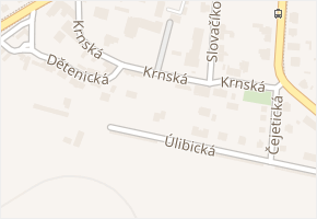 Krnská v obci Praha - mapa ulice