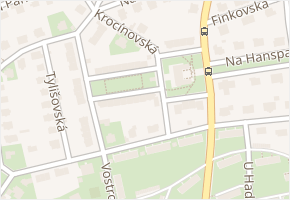 Krocínovská v obci Praha - mapa ulice