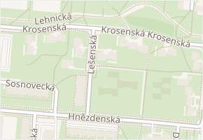Krosenská v obci Praha - mapa ulice