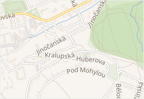 Krušovická v obci Praha - mapa ulice