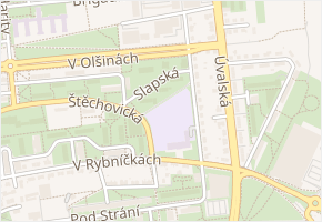 Kružberská v obci Praha - mapa ulice