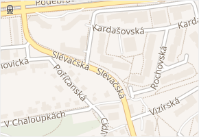 Krylovecká v obci Praha - mapa ulice