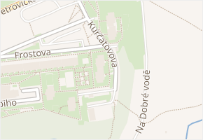 Kurčatovova v obci Praha - mapa ulice