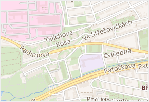 Kusá v obci Praha - mapa ulice