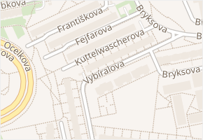 Kuttelwascherova v obci Praha - mapa ulice