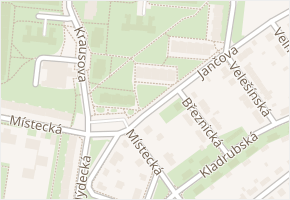 Kuželova v obci Praha - mapa ulice