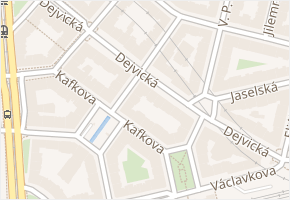Kyjevská v obci Praha - mapa ulice