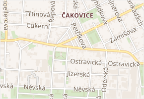 Kymrova v obci Praha - mapa ulice