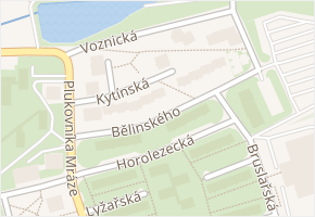 Kytínská v obci Praha - mapa ulice