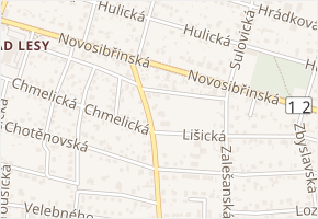 Lánovská v obci Praha - mapa ulice