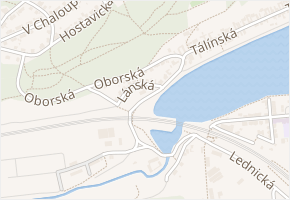 Lánská v obci Praha - mapa ulice