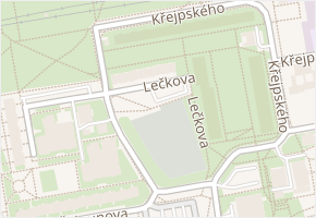 Lečkova v obci Praha - mapa ulice