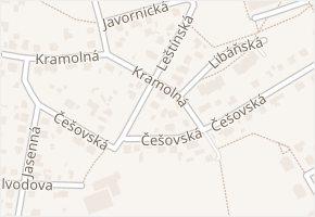 Leštínská v obci Praha - mapa ulice