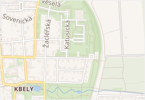 Letců v obci Praha - mapa ulice