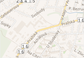 Levínská v obci Praha - mapa ulice