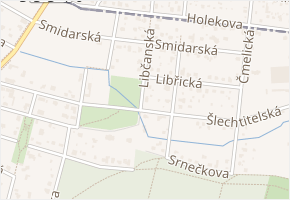 Libčanská v obci Praha - mapa ulice